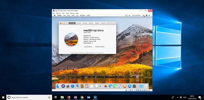 set up mac emulator on virtualbox